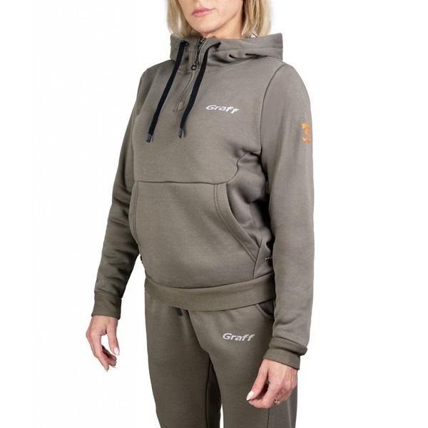 Костюм женский Graff 232-13-D спортивный коричневый