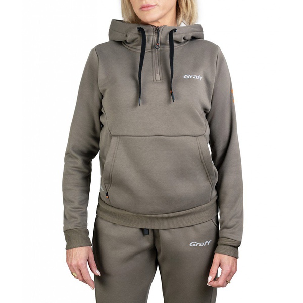 Костюм женский Graff 232-13-D спортивный коричневый