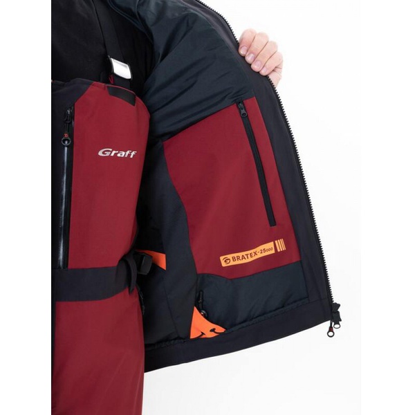 Костюм Graff 631-В-4/731-В-4 рыболовный красный