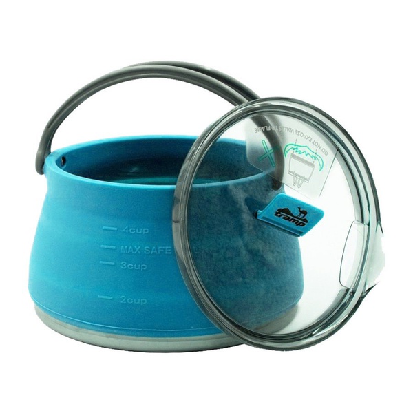 Чайник складной Tramp TRC-125 (1л, силикон) аквамарин