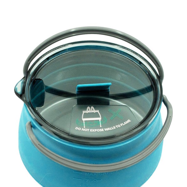 Чайник складной Tramp TRC-125 (1л, силикон) аквамарин