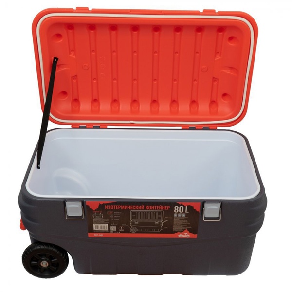 Изотермический контейнер Tramp 80 л (с колесиками)