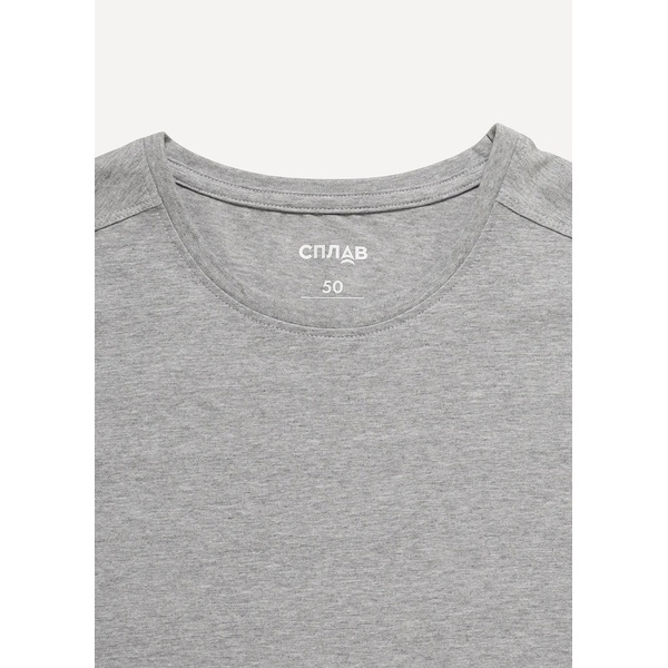 Футболка Сплав Spirit L/S серый меланж