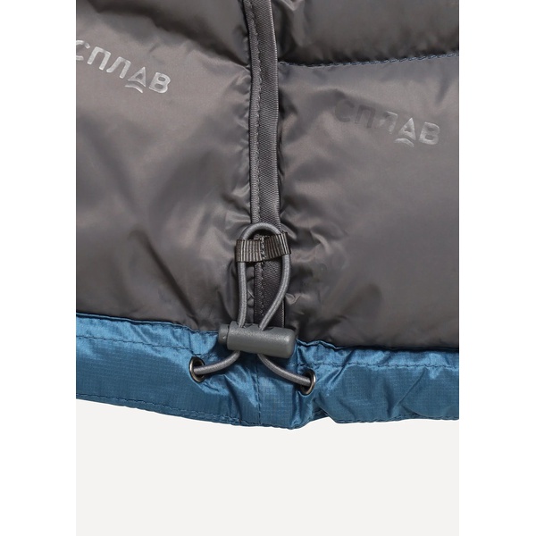 Жилет пуховый женский Сплав Ride мод 2 синий