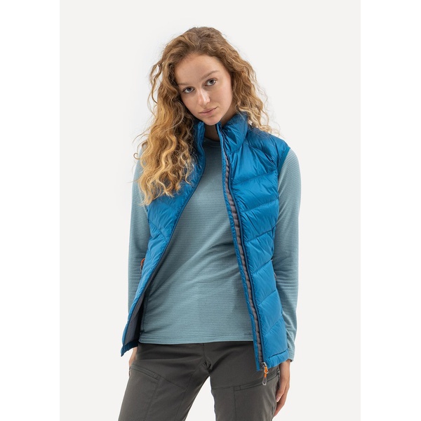 Жилет пуховый женский Сплав Ride мод 2 синий