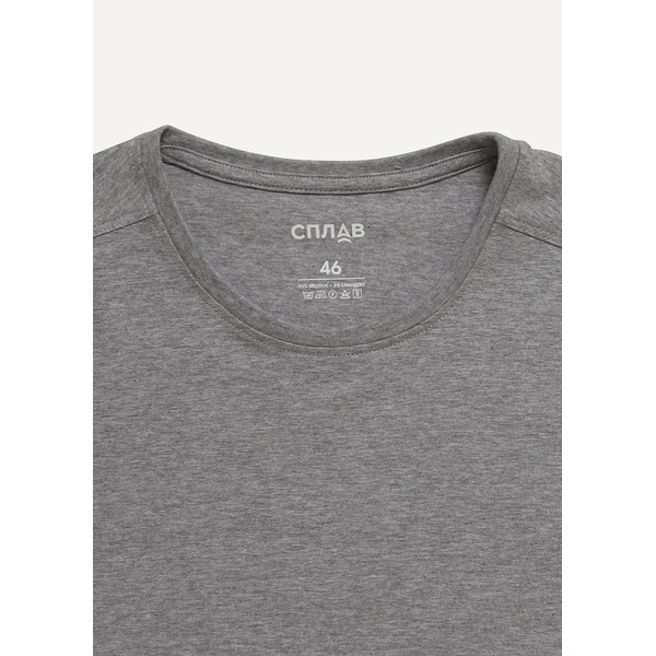 Футболка Сплав Spirit серый меланж