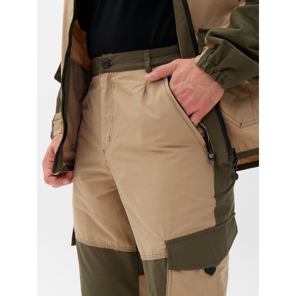 Костюм летний Huntsman Горка-Люкс хаки/песок, тк. Nilon/Cotton рип-стоп