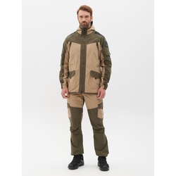 Костюм летний Huntsman Горка-Люкс хаки/песок, тк. Nilon/Cotton рип-стоп