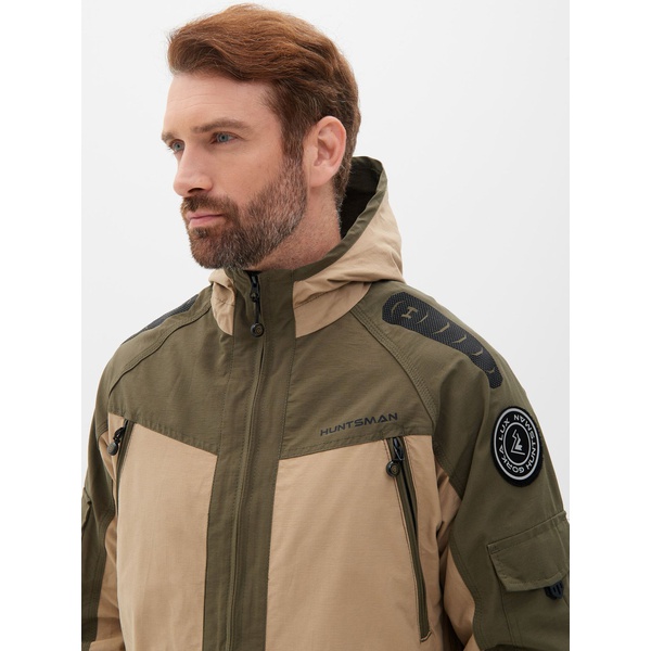 Костюм летний Huntsman Горка-Люкс хаки/песок, тк. Nilon/Cotton рип-стоп