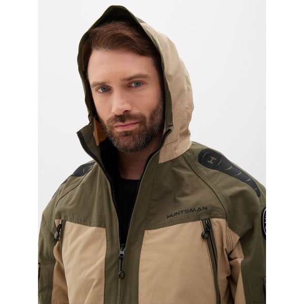 Костюм летний Huntsman Горка-Люкс хаки/песок, тк. Nilon/Cotton рип-стоп