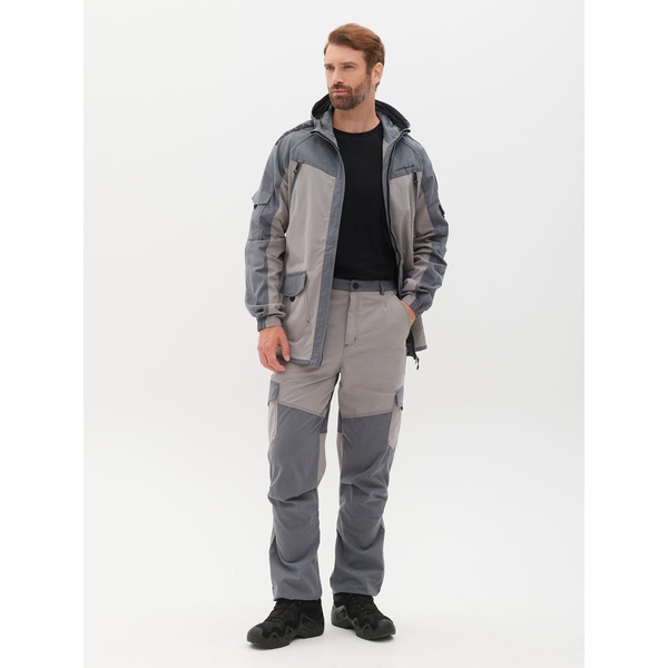 Костюм летний Huntsman Горка-Люкс серый, тк. Ravena