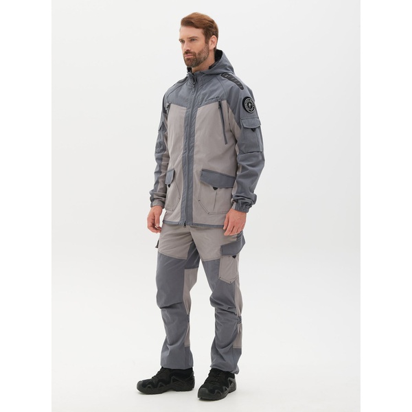 Костюм летний Huntsman Горка-Люкс серый, тк. Ravena