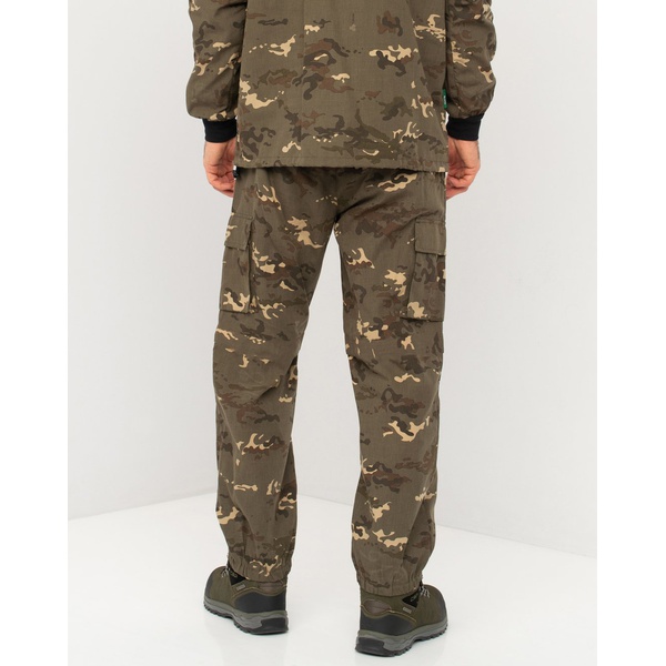 Брюки Huntsman Антигнус Чёрный мультикам, тк. смесовая