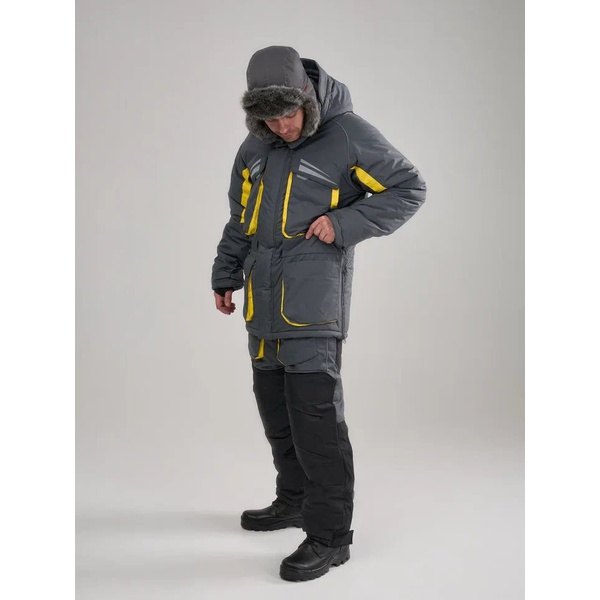 Костюм Taygerr Камчатка -45 графит/жёлтый