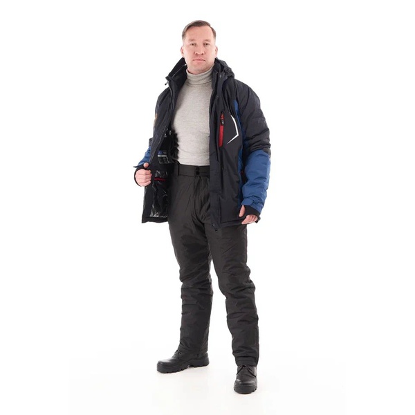 Костюм Taygerr Горнолыжный TGR 121 (-20°C) черный/синий