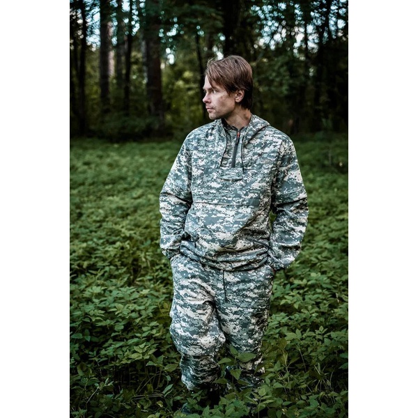 Костюм Taygerr Антиклещ New светло-серая цифра, тк. рип-стоп