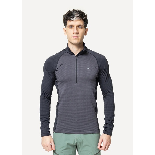 Термофутболка Сплав Active Polartec Power Grid L/S мод 2 антрацит-серый