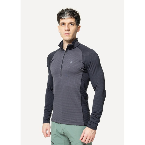 Термофутболка Сплав Active Polartec Power Grid L/S мод 2 антрацит-серый
