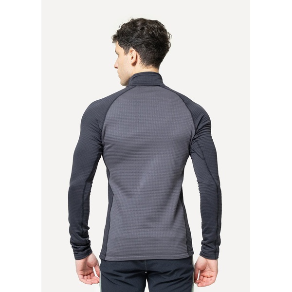 Термофутболка Сплав Active Polartec Power Grid L/S мод 2 антрацит-серый