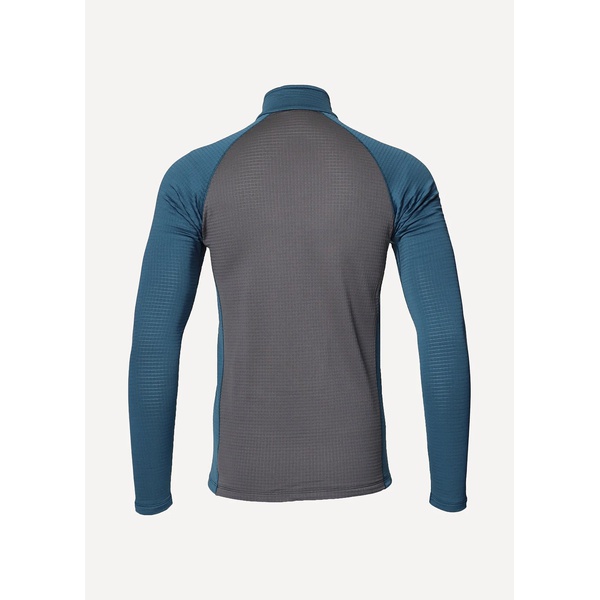 Термофутболка Сплав Active Polartec Power Grid L/S мод 2 серо-синий