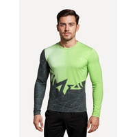 Лонгслив Сплав Logo L/S (беговой) зеленый/серый