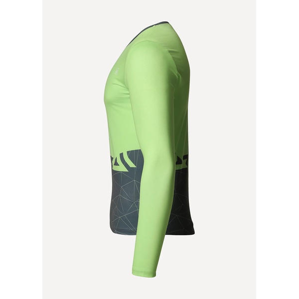 Лонгслив Сплав Logo L/S (беговой) зеленый/серый