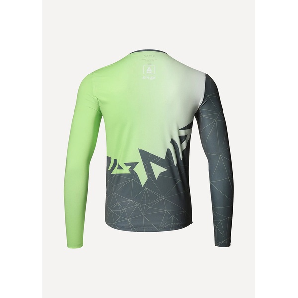 Лонгслив Сплав Logo L/S (беговой) зеленый/серый