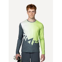 Лонгслив Сплав Logo L/S (беговой) зеленый/серый