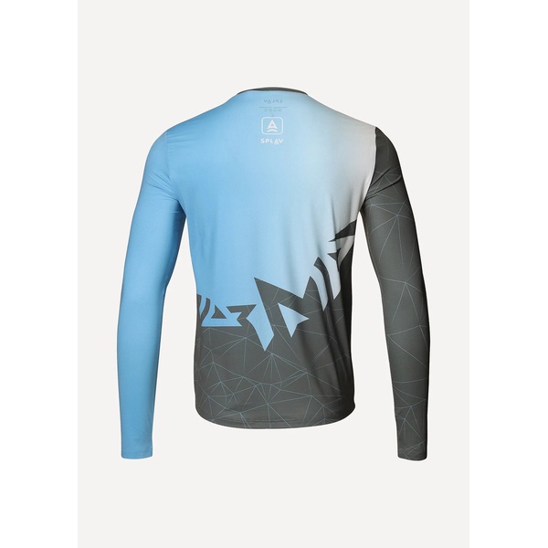 Лонгслив Сплав Logo L/S (беговой) синий/серый