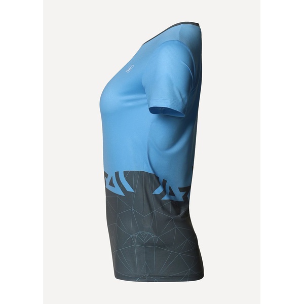 Футболка женская Сплав Logo (беговая) синий/серый