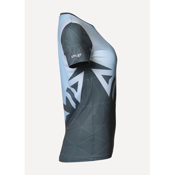 Футболка женская Сплав Logo (беговая) синий/серый