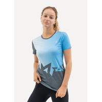 Футболка женская Сплав Logo (беговая) синий/серый