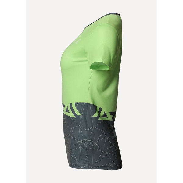 Футболка женская Сплав Logo (беговая) зеленый/серый