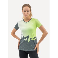 Футболка женская Сплав Logo (беговая) зеленый/серый