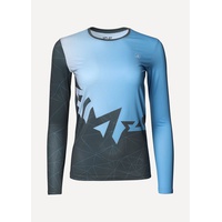 Лонгслив женский Сплав Logo L/S (беговой) синий/серый