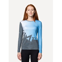 Лонгслив женский Сплав Logo L/S (беговой) синий/серый