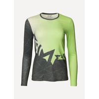Лонгслив женский Сплав Logo L/S (беговой) зеленый/серый