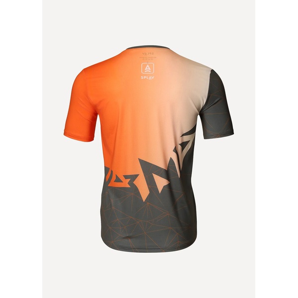 Футболка Сплав Logo (беговая) оранжевый/серый