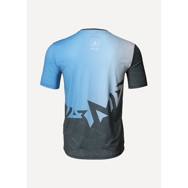 Футболка Сплав Logo (беговая) синий/серый