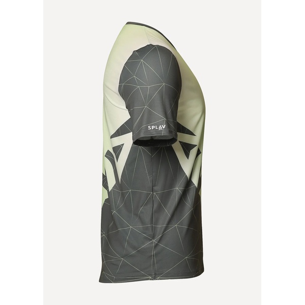 Футболка Сплав Logo (беговая) зеленый/серый