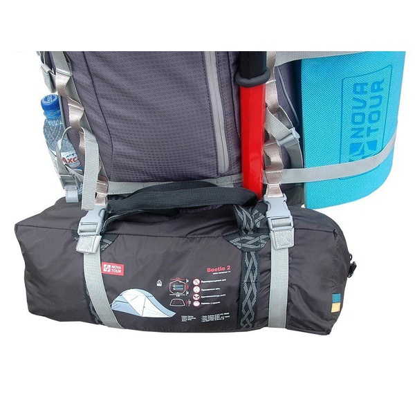 Рюкзак Nova Tour Юкон 115 V2 Серый/терракотовый