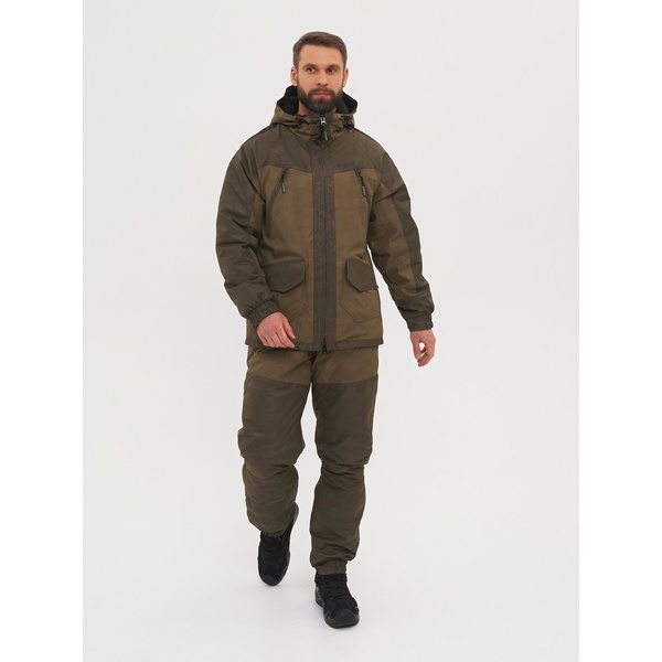 Костюм демисезонный Huntsman Горка Люкс хаки, тк. Breathable