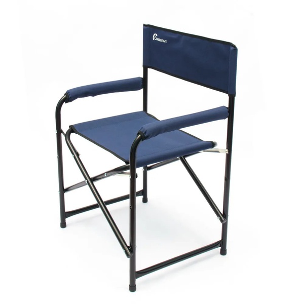 Кресло складное Следопыт PF-FOR-SK (сталь, ⌀ 22 мм) синий