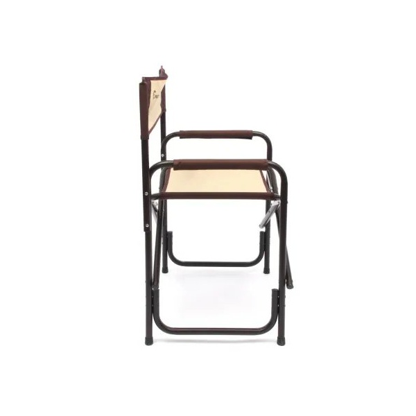 Кресло складное Следопыт PF-FOR-SK (сталь, ⌀ 22 мм) бежевый/коричневый