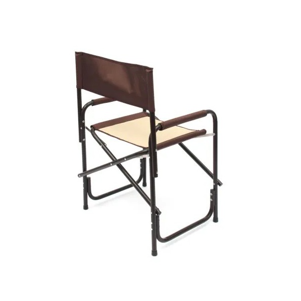Кресло складное Следопыт PF-FOR-SK (сталь, ⌀ 22 мм) бежевый/коричневый