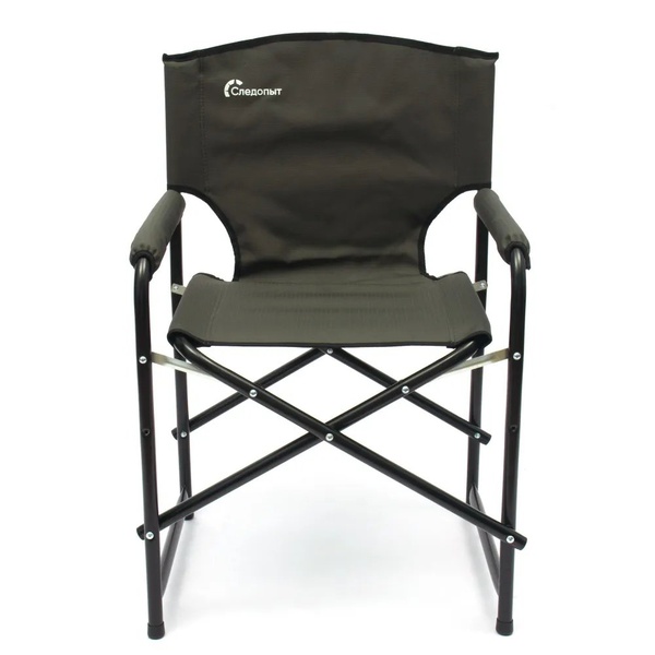 Кресло складное Следопыт Комфорт (сталь, ⌀ 22 мм) хаки