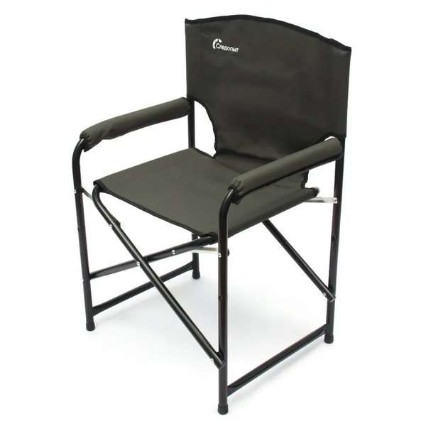 Кресло складное Следопыт Комфорт (сталь, ⌀ 22 мм) хаки