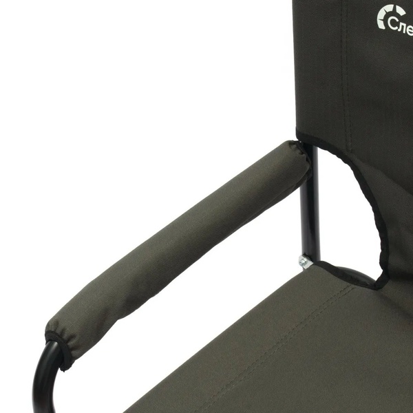 Кресло складное Следопыт Комфорт (сталь, ⌀ 22 мм) хаки