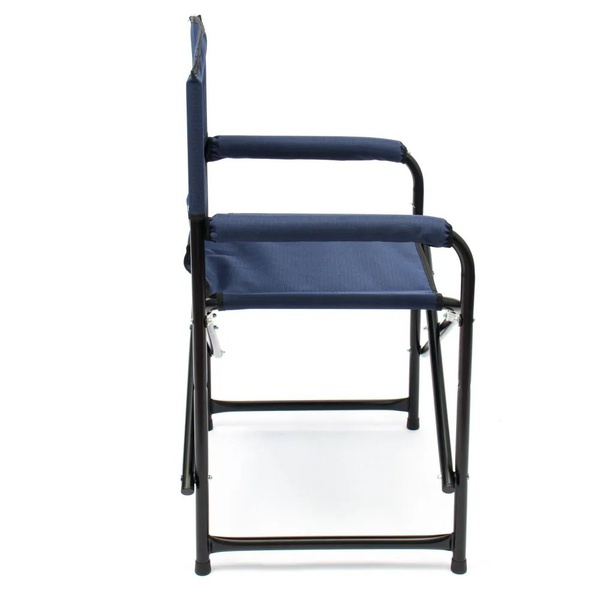 Кресло складное Следопыт Комфорт (сталь, ⌀ 22 мм) синий