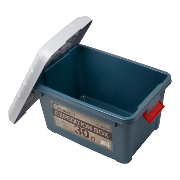 Ящик многофункциональный Следопыт Expedition Box (30 л) зеленый/серый